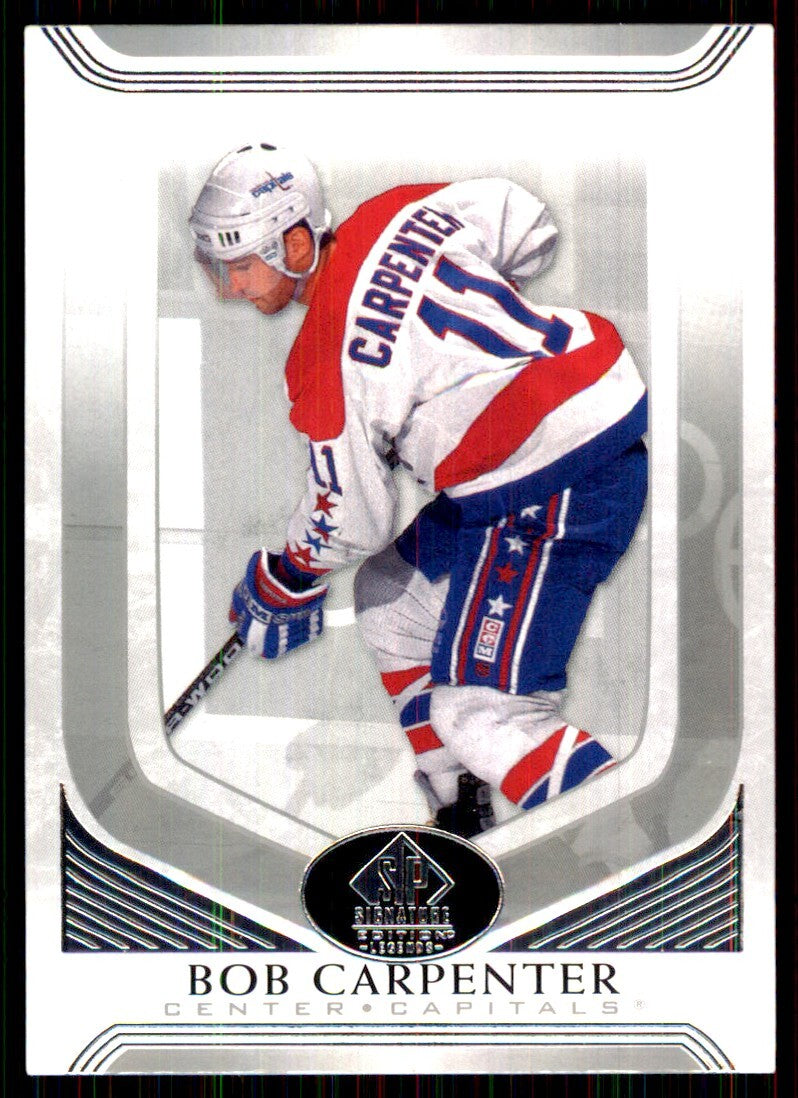 2020-21 Upper Deck SP Legends Bob Carpenter Hockey Cards #194