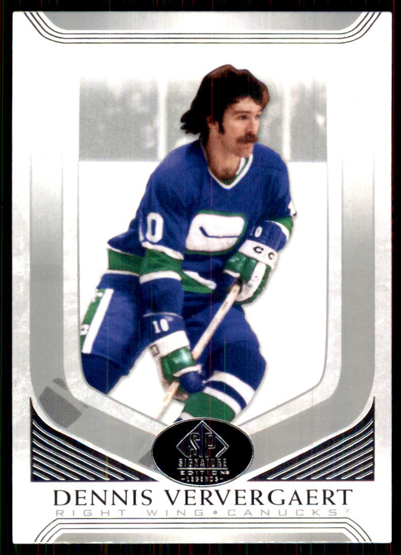 2020-21 Upper Deck SP Legends Dennis Ververgaert Hockey Cards #221