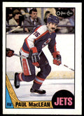 1987-88 O-Pee-Chee Paul MacLean . Winnipeg Jets #91