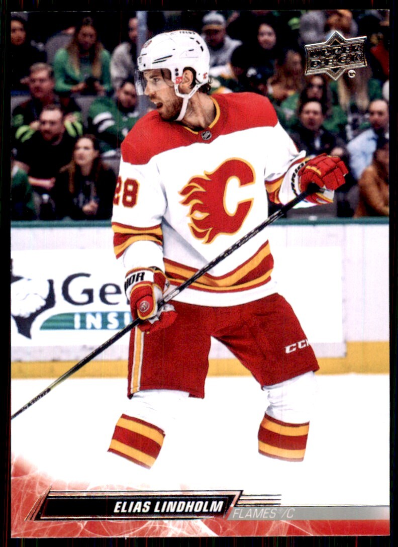 2022-23 Upper Deck Elias Lindholm A Hockey Cards #279