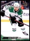 2022-23 Upper Deck Jacob Peterson B Hockey Cards #313