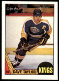 1987-88 O-Pee-Chee Dave Taylor . Los Angeles Kings #118