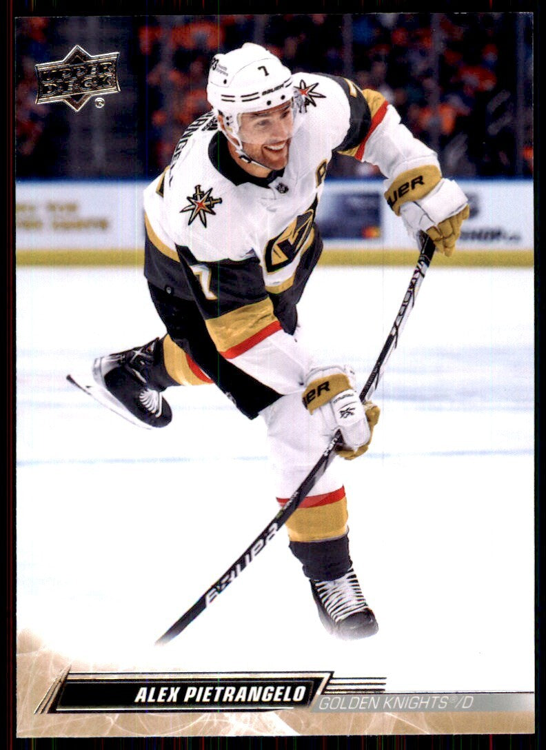 2022-23 Upper Deck Alex Pietrangelo Hockey Cards #433