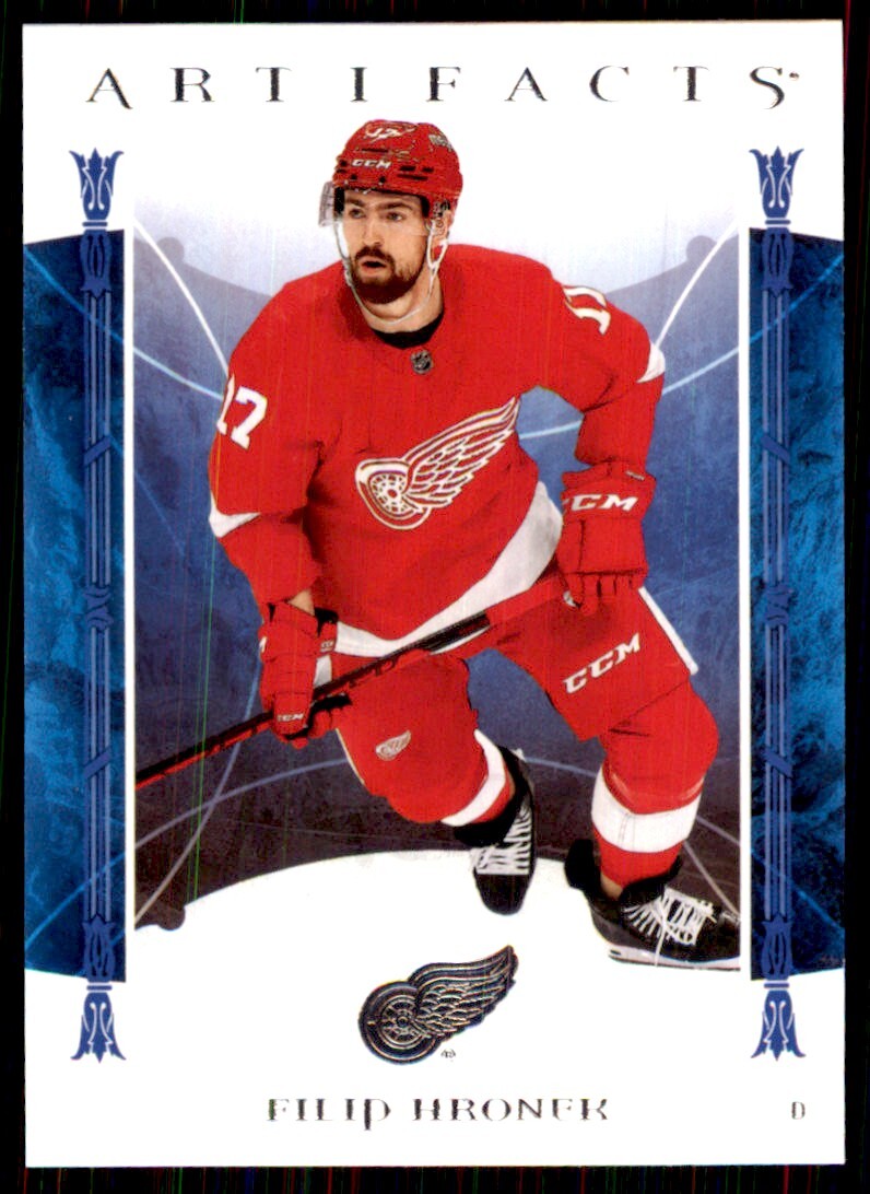2022-23 Upper Deck Artifacts Filip Hronek B Hockey Cards #93