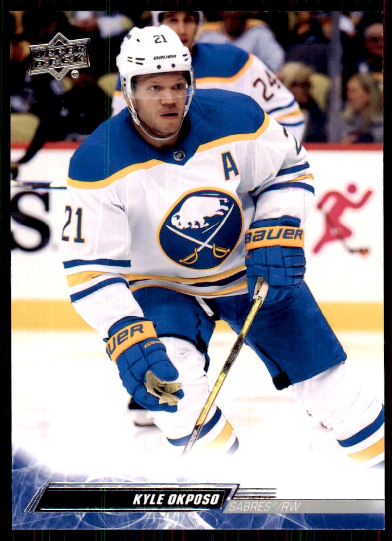 2022-23 Upper Deck Kyle Okposo Hockey Cards #21
