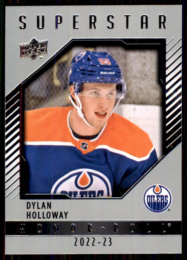 2022-23 Upper Deck Dylan Holloway A Hockey Cards #HR75