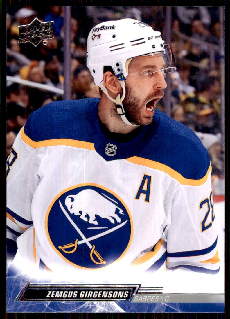 2022-23 Upper Deck Zemgus Girgensons A Hockey Cards #274