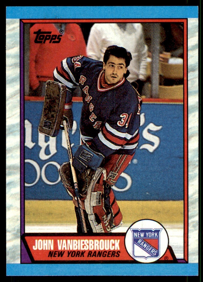 1989-90 Topps John Vanbiesbrouck Hockey Cards #114