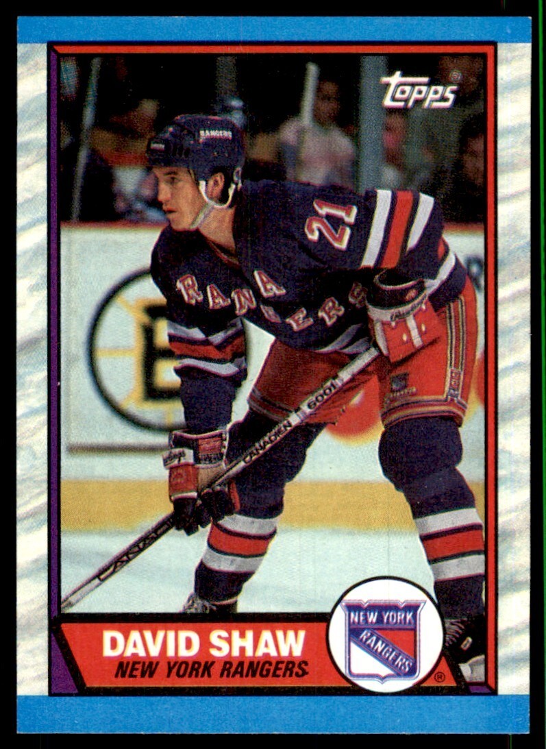 1989-90 Topps David Shaw Hockey Cards #39
