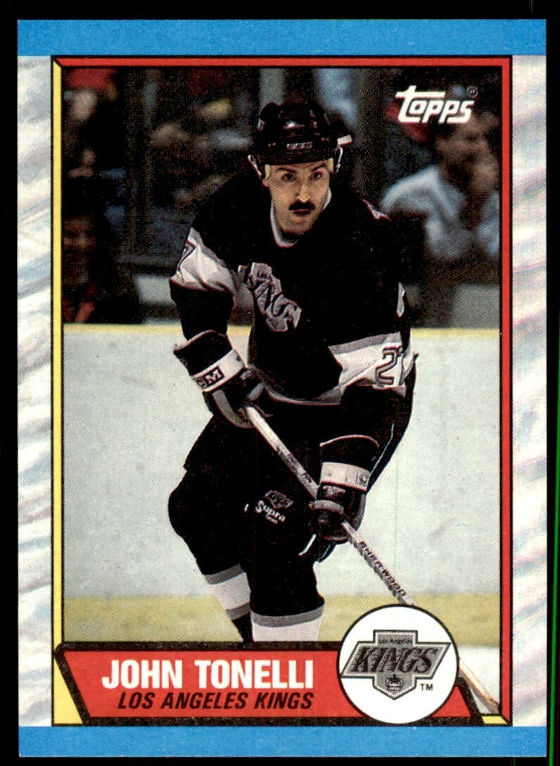 1989-90 Topps John Tonelli Hockey Cards #8