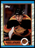 1989-90 Topps Greg Adams Hockey Cards #178
