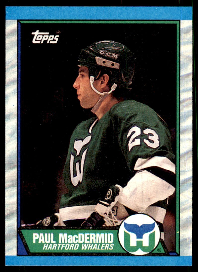1989-90 Topps Paul MacDermid Hockey Cards #183