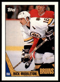 1987-88 Topps Rick Middleton Hockey Cards #115