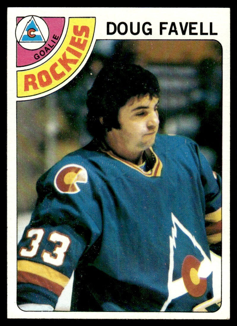 1978-79 Topps Hockey Card Doug Favell Colorado Rockies #54