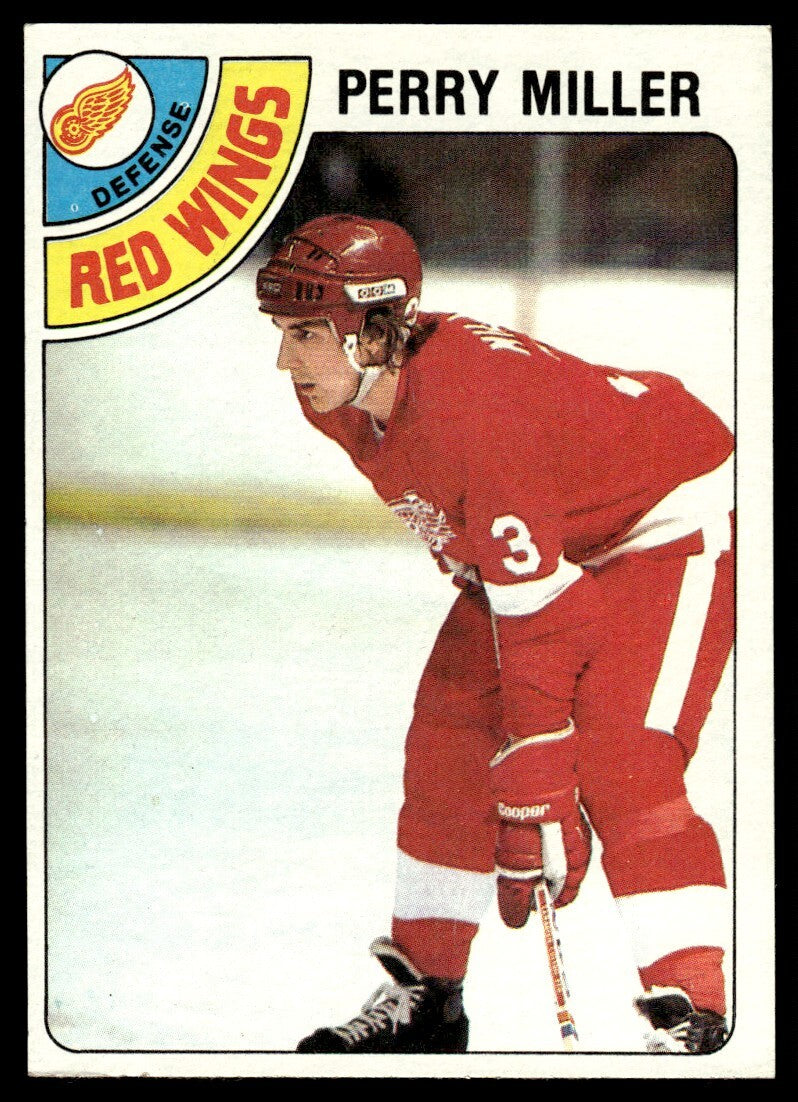 1978-79 Topps Hockey Card Perry Miller Detroit Red Wings #16