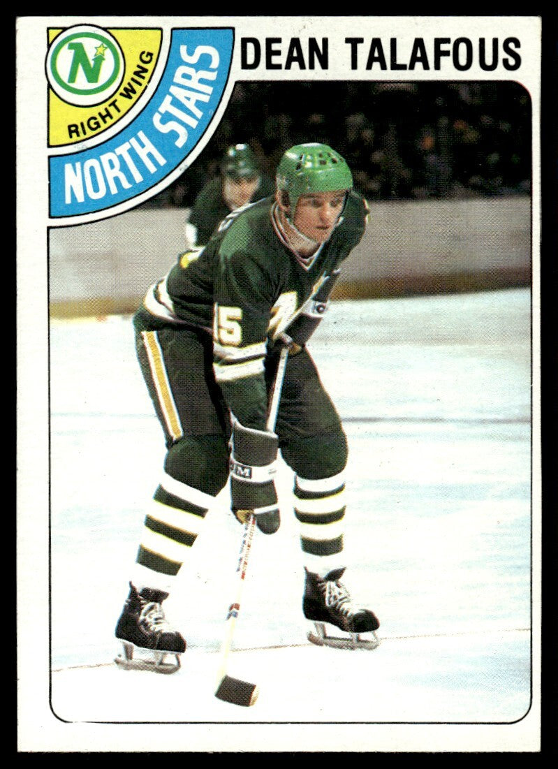1978-79 Topps Hockey Card Dean Talafous Minnesota North Stars #149