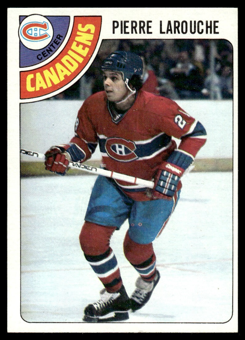 1978-79 Topps Hockey Card Pierre Larouche Montreal Canadiens #35