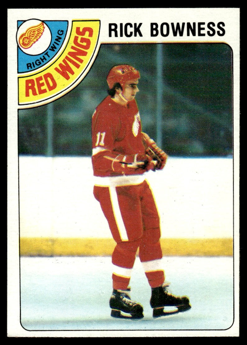 1978-79 Topps Hockey Card Rick Bowness B Detroit Red Wings #173