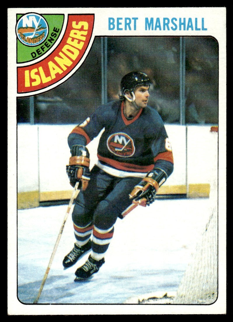 1978-79 Topps Hockey Card Bert Marshall ` New York Islanders #49