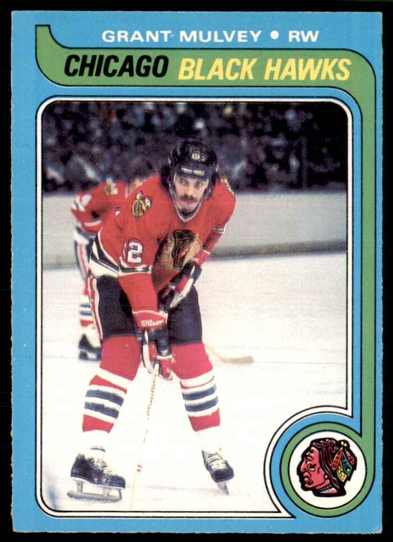 1979-80 O-Pee-Chee Grant Mulvey Chicago Blackhawks #88