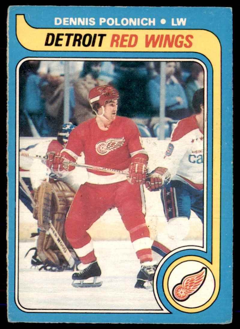 1979-80 O-Pee-Chee Dennis Polonich Detroit Red Wings #224