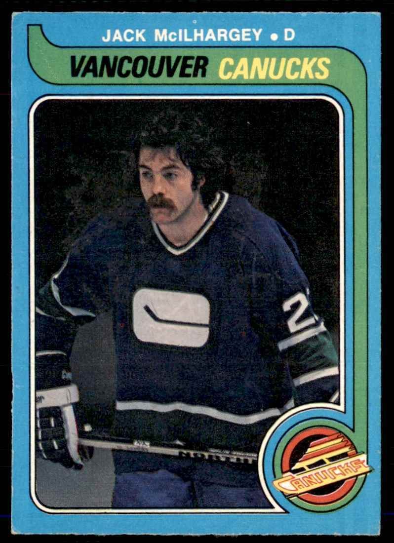 1979-80 O-Pee-Chee Jack McIlhargey Vancouver Canucks #367