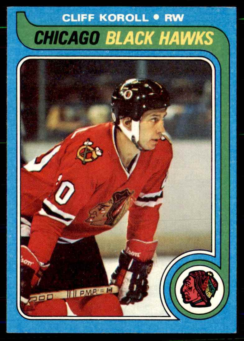 1979-80 Topps Cliff Koroll / Chicago Blackhawks #102