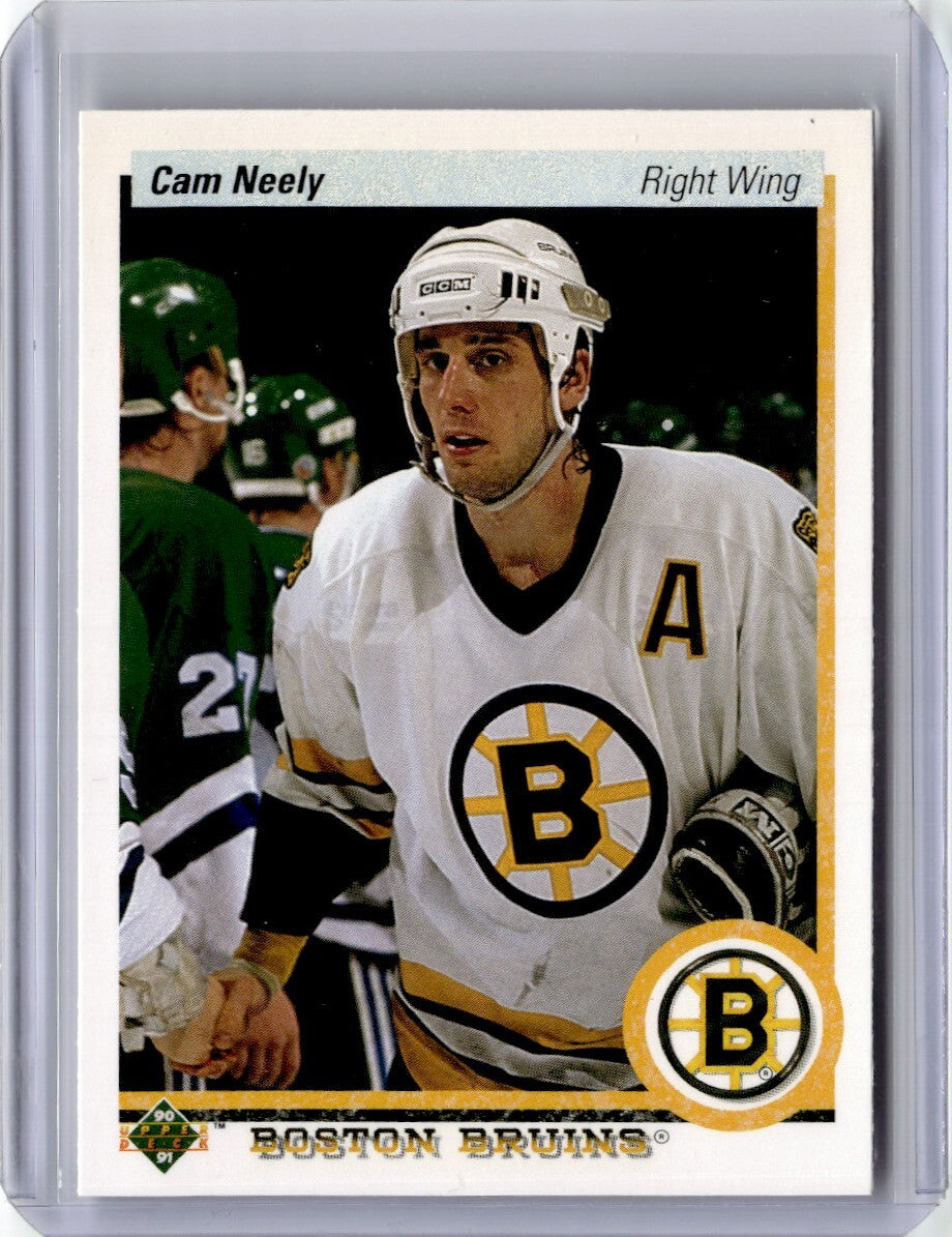 1990-91 Upper Deck Hockey Card Cam Neely Boston Bruins #156