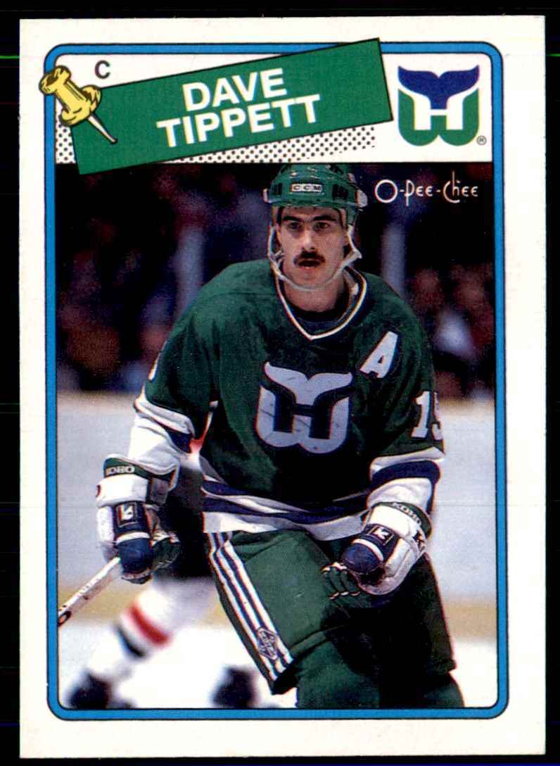1988-89 O-Pee-Chee Dave Tippett Hartford Whalers #85