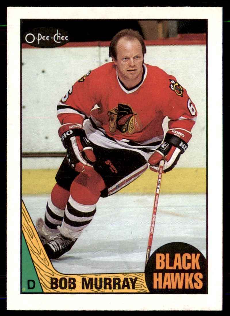 1987-88 O-Pee-Chee Bob Murray Chicago Blackhawks #156