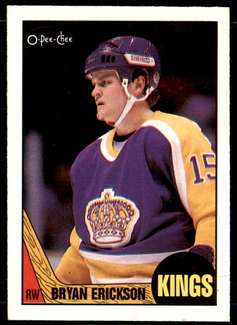 1987-88 O-Pee-Chee Bryan Erickson / Los Angeles Kings #130