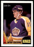 1987-88 O-Pee-Chee Bryan Erickson / Los Angeles Kings #130