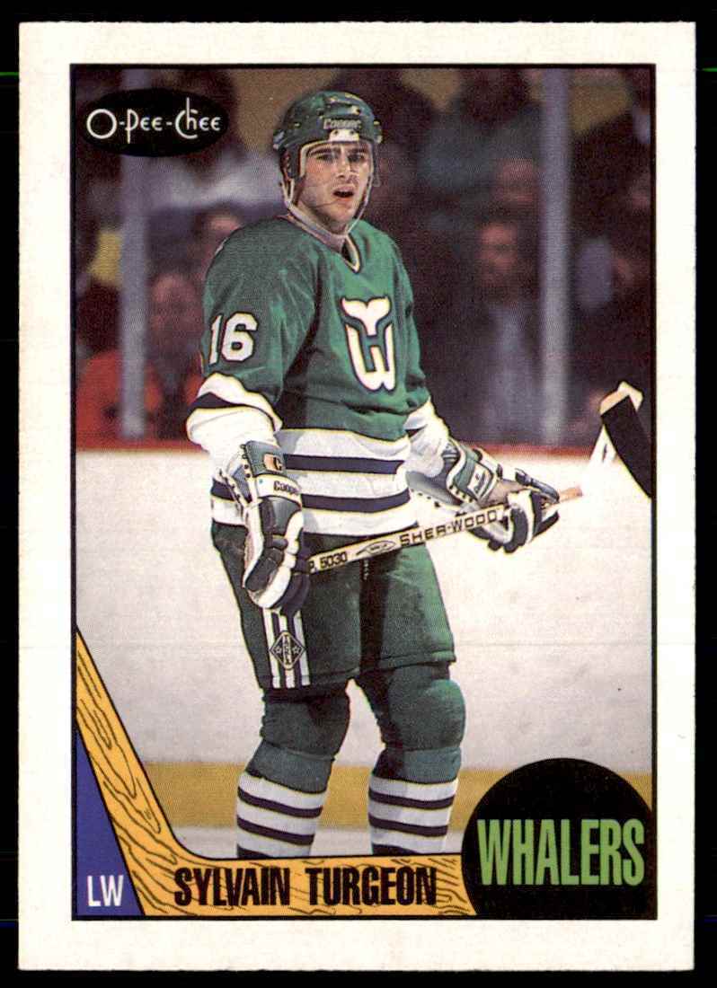 1987-88 O-Pee-Chee Sylvain Turgeon Hartford Whalers #70