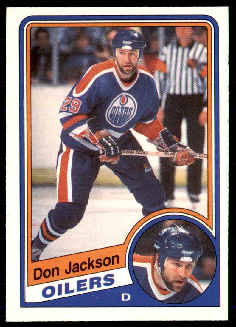 1984-85 O-Pee-Chee Don Jackson Edmonton Oilers #247