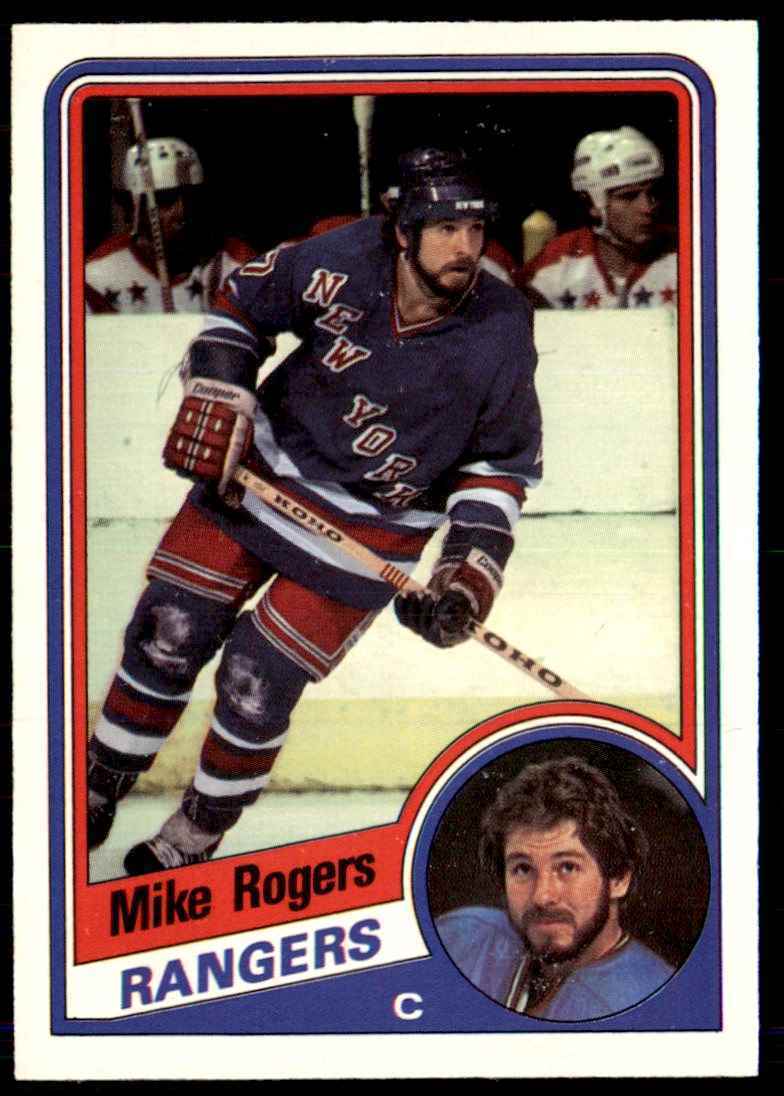 1984-85 O-Pee-Chee Mike Rogers New York Rangers #152