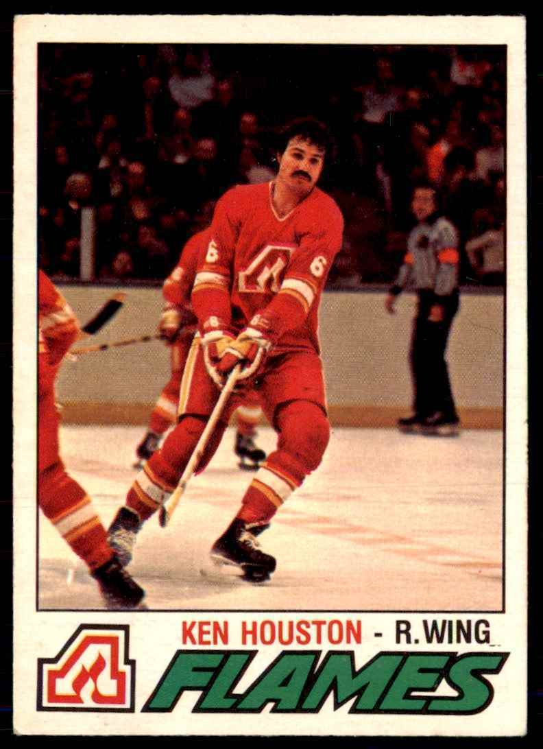 1977-78 O-Pee-Chee Ken Houston Rookie Atlanta Flames #274