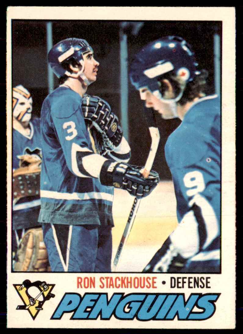 1977-78 O-Pee-Chee Ron Stackhouse Pittsburgh Penguins #157