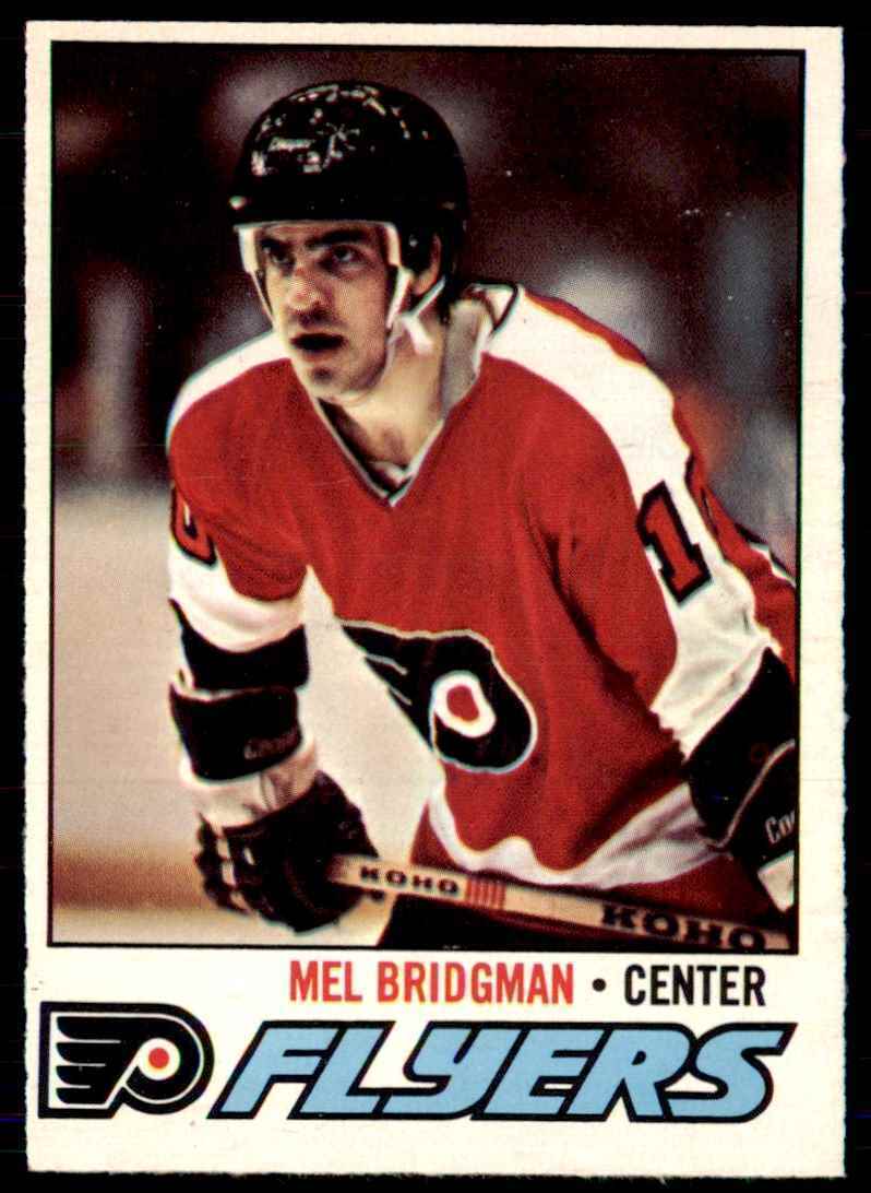 1977-78 O-Pee-Chee Mel Bridgman Philadelphia Flyers #121