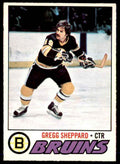 1977-78 O-Pee-Chee Gregg Sheppard Boston Bruins #95