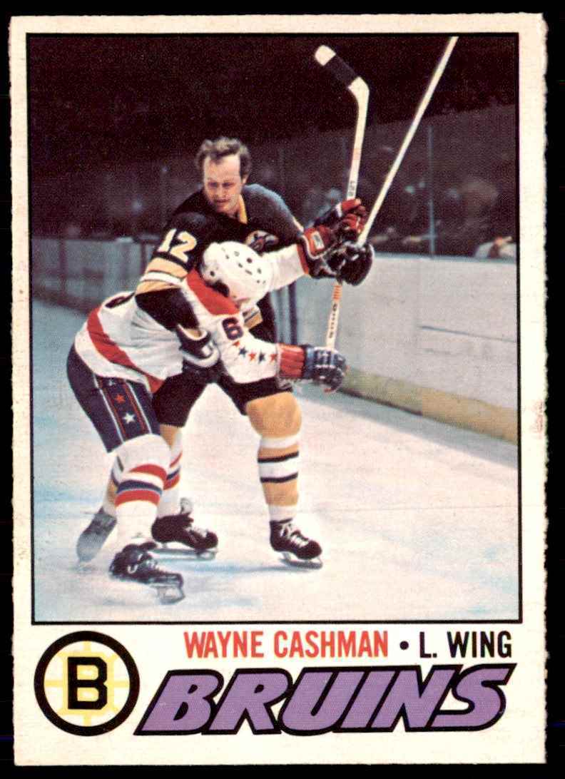 1977-78 O-Pee-Chee Wayne Cashman Boston Bruins #234