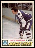 1977-78 O-Pee-Chee Errol Thompson Toronto Maple Leafs #293