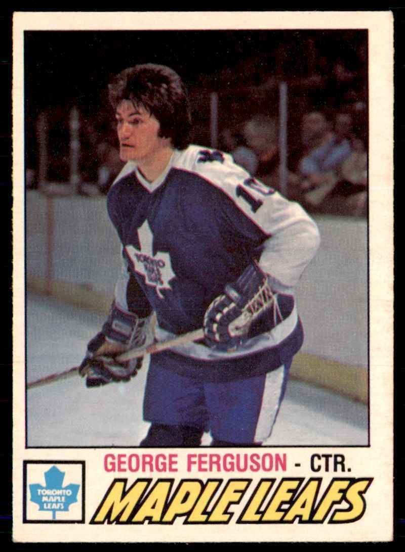 1977-78 O-Pee-Chee George Ferguson Toronto Maple Leafs #266