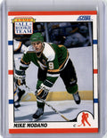 1990-91 Score Hockey Card Mike Modano O Minnesota North Stars #327