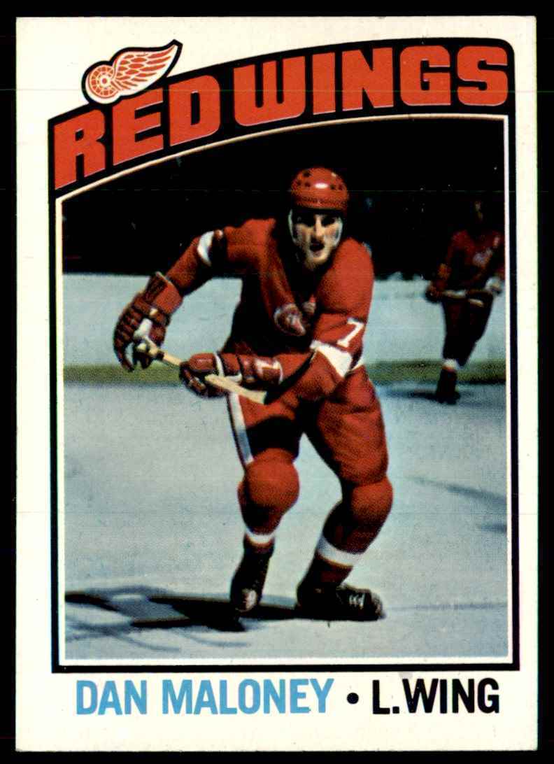1976-77 Topps Dan Maloney / Detroit Red Wings #101