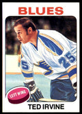 1975-76 Topps Hockey Card Ted Irvine B St. Louis Blues #244