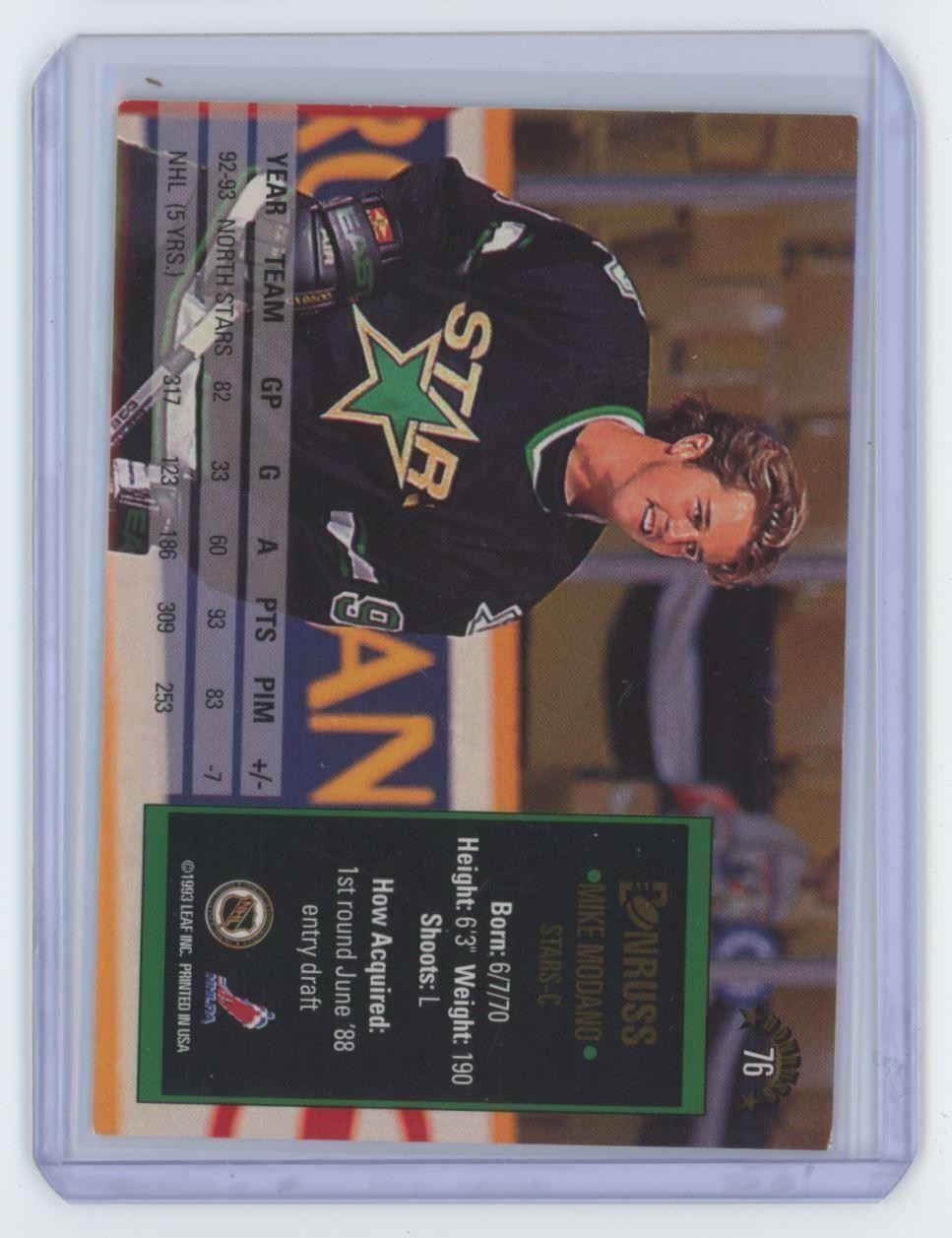 1993-94 Donruss Mike Modano Dallas Stars #76