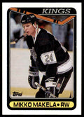 1990-91 Topps Hockey Card Mikko Makela Los Angeles Kings #229