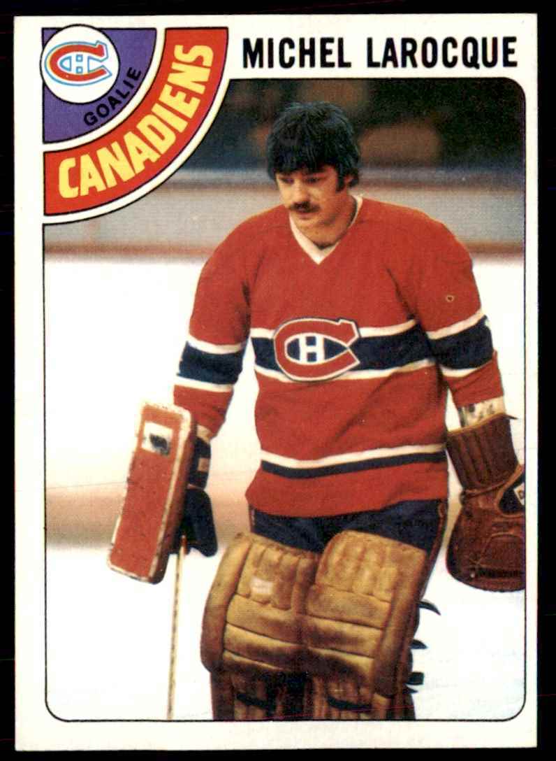 1978-79 Topps Hockey Cards Michel Larocque / Montreal Canadiens #158
