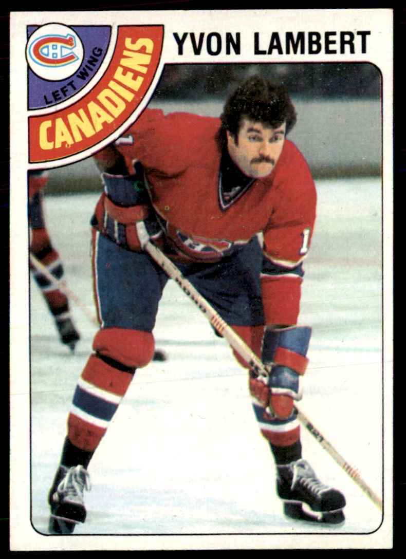 1978-79 Topps Hockey Cards Yvon Lambert Montreal Canadiens #147