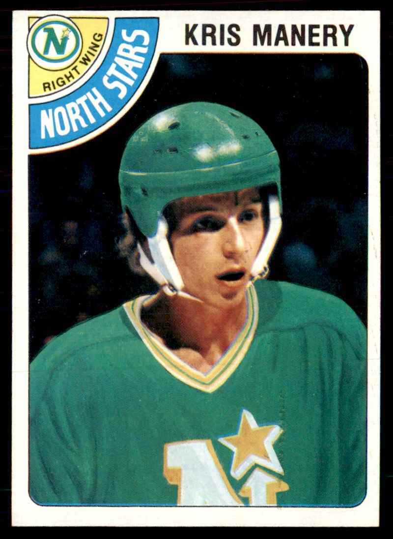 1978-79 Topps Hockey Cards Kris Manery Rookie / Minnesota North Stars #107